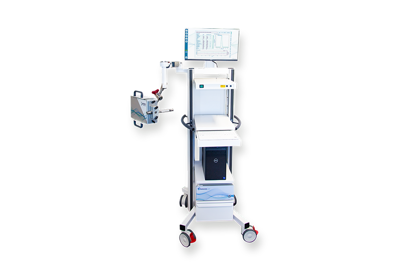 NanoFlowSizer trolley in laboratory environment – mobile particle sizing system