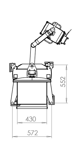 NanoFlowSizer trolley with mounted laptop β mobile data acquisition setup